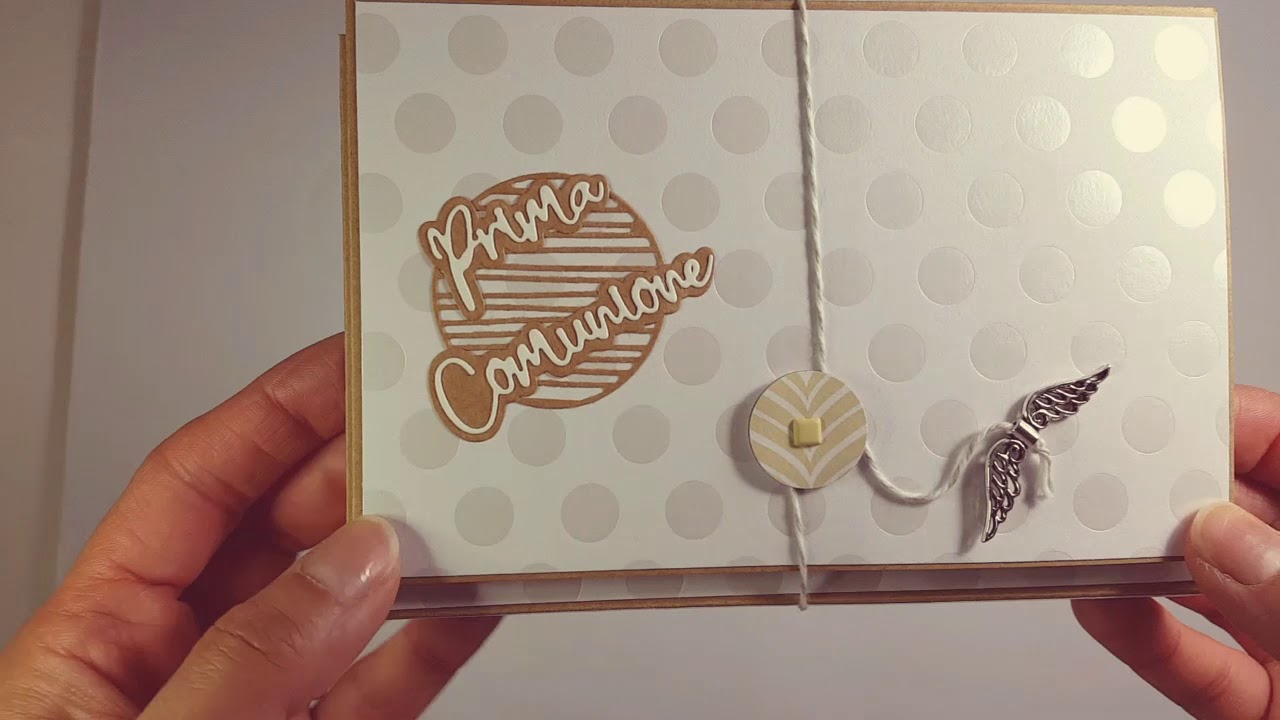 #cartadazucchero #scrapbooking #minialbum Portafoto per Prima Comunione