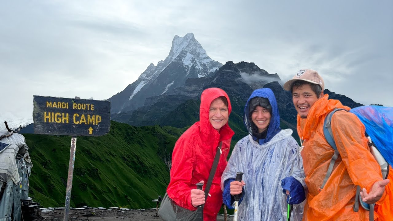 I hiked in the Himalayas during RAIN season - Nepal Mardi Himal trek