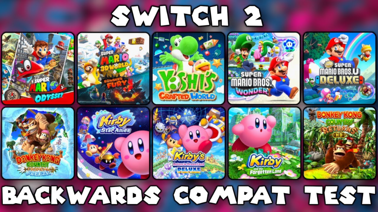 Nintendo Switch 2 Backwards Compatibility Testing 10 Platformer Games