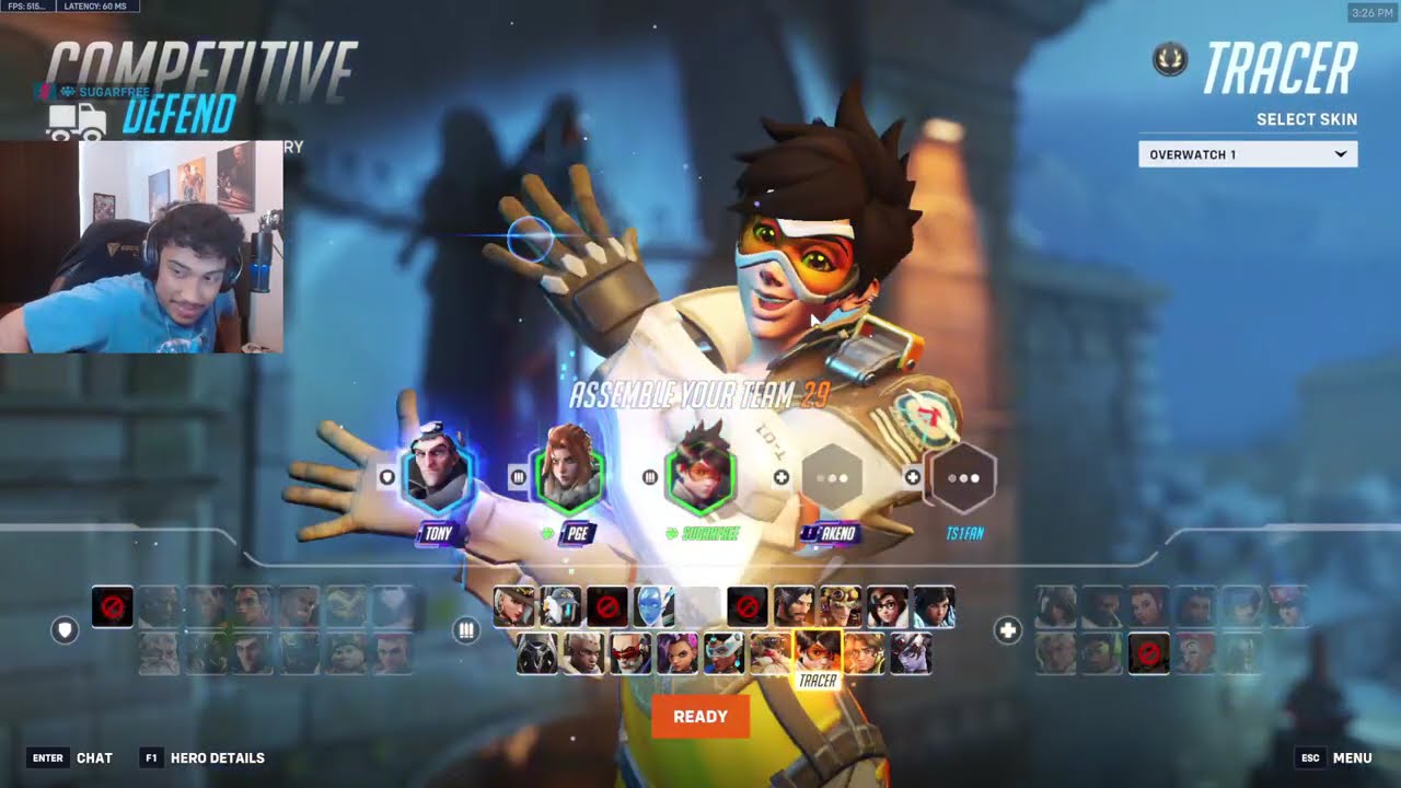 Sugarfree INSANE Tracer Season 16 Top 500 Gameplay Overwatch 2