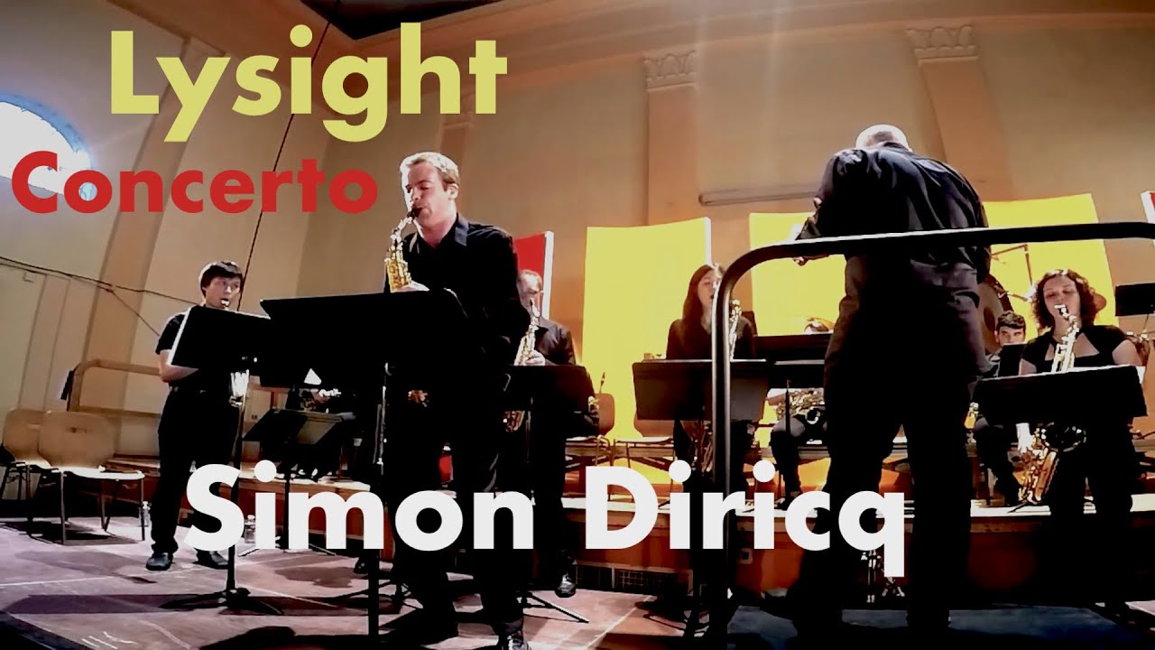 Michel Lysight: Concerto | Simon Diricq • Ensemble de Saxophones du CRB
