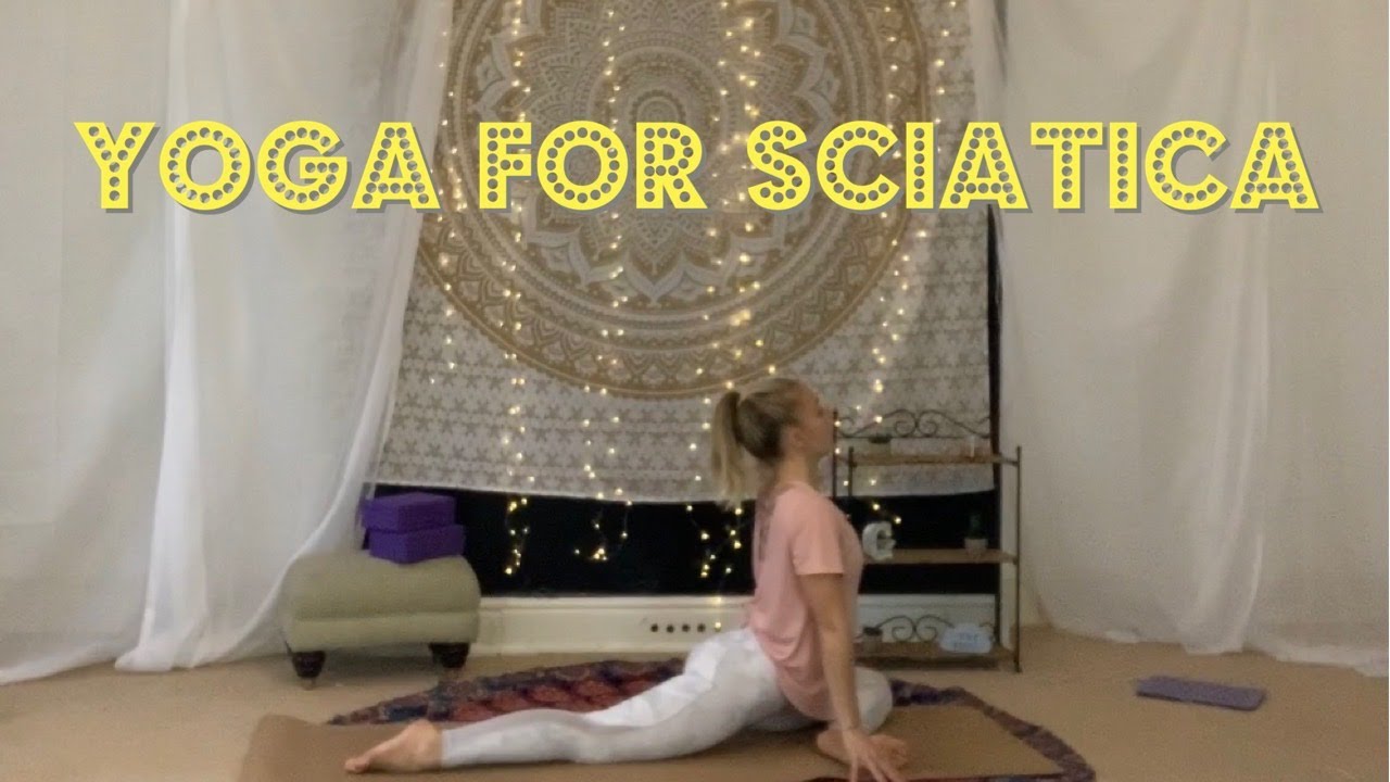 Yoga for sciatica - 35 minute flow - GeGe Yoga