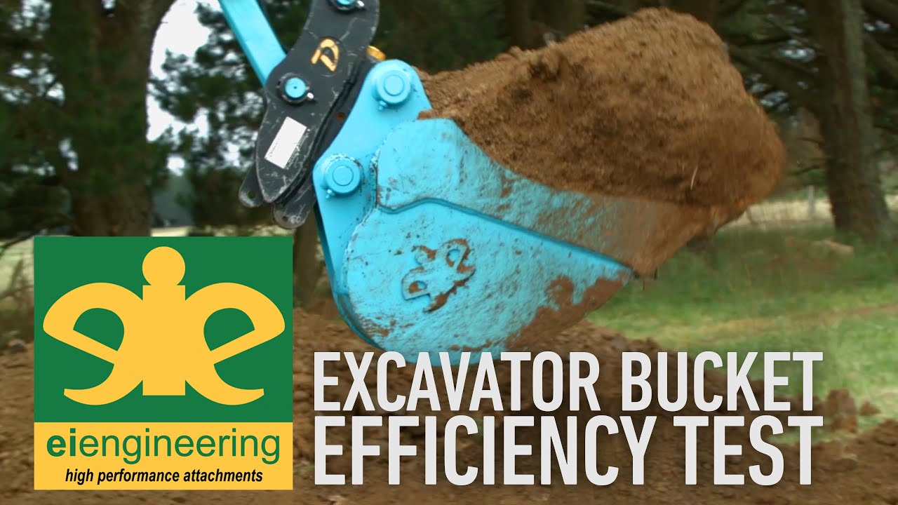 eiengineering excavator bucket efficiency Test