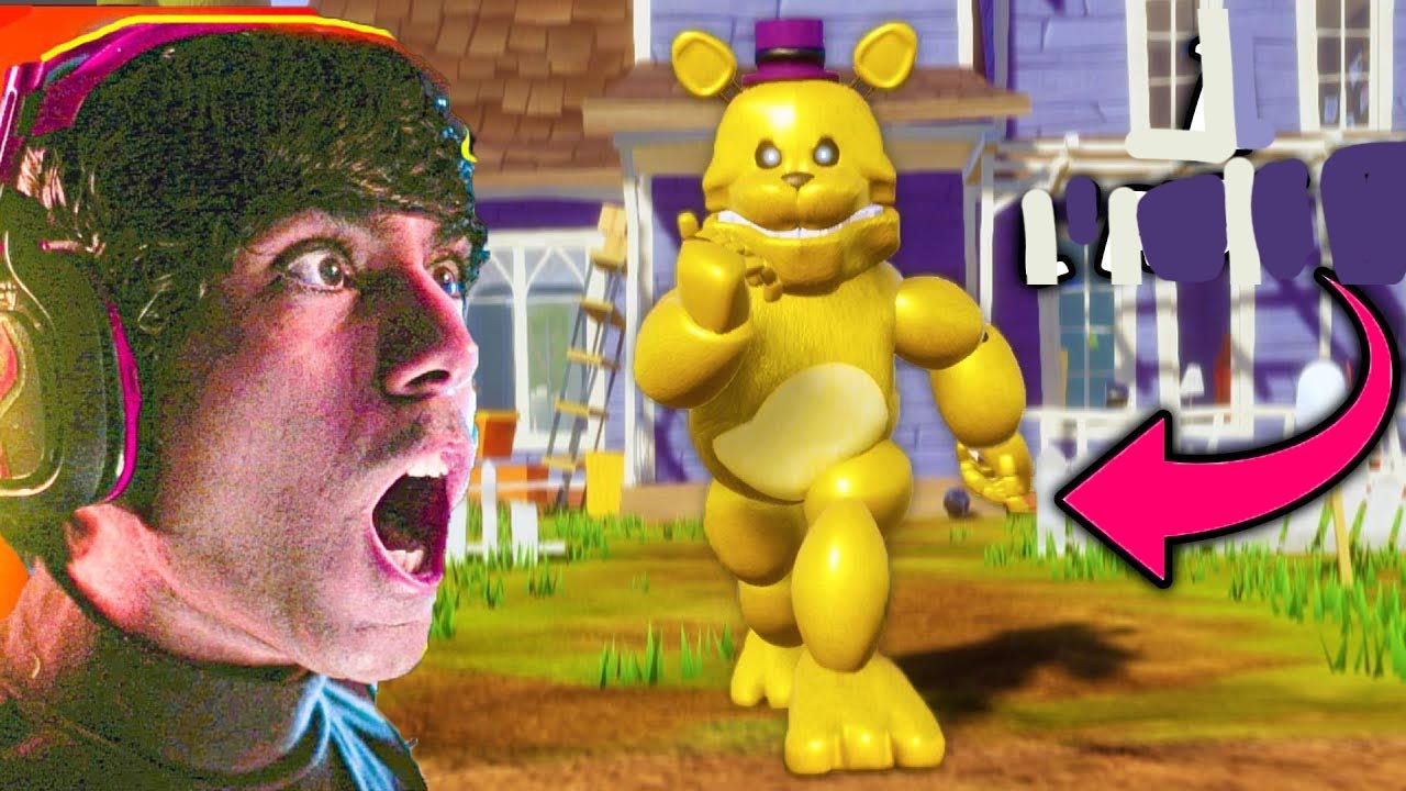 أضافوا فردي السريع في لعبة الجار النفسية!! 😱 THEY ADDED FAST FREDBEAR to HELLO NEIGHBOR