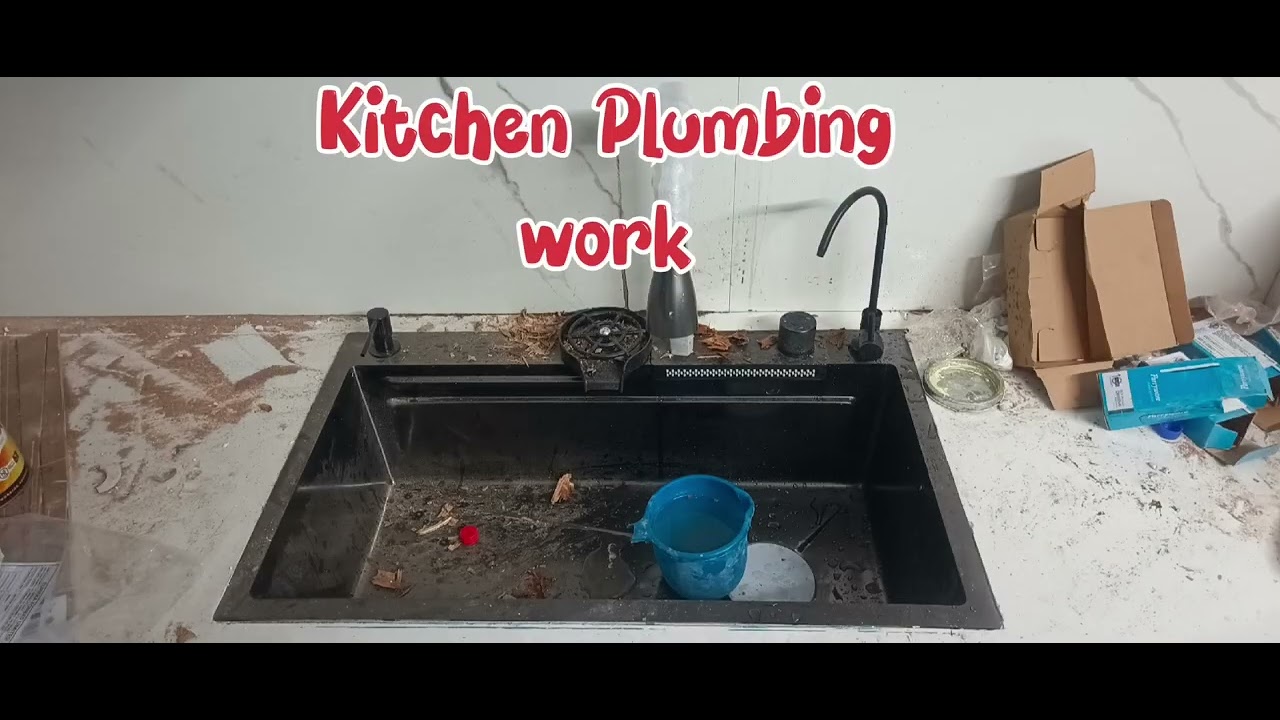 Kitchen plumbing work..🚰 #phd #phdvlog #plumbing #plumber 