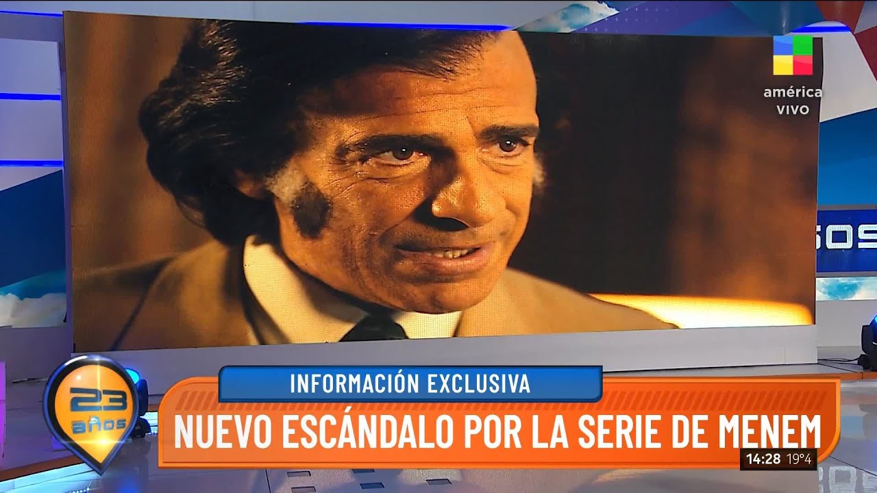 Información exclusiva: nuevo escándalo por la serie de Menem