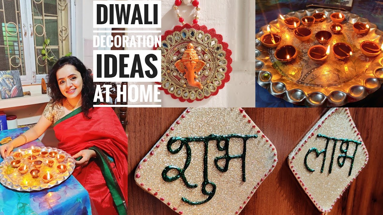 Diwali Decoration Ideas at Home | Easy DIY Diwali Ideas | Diwali Home Entrance Decoration Ideas
