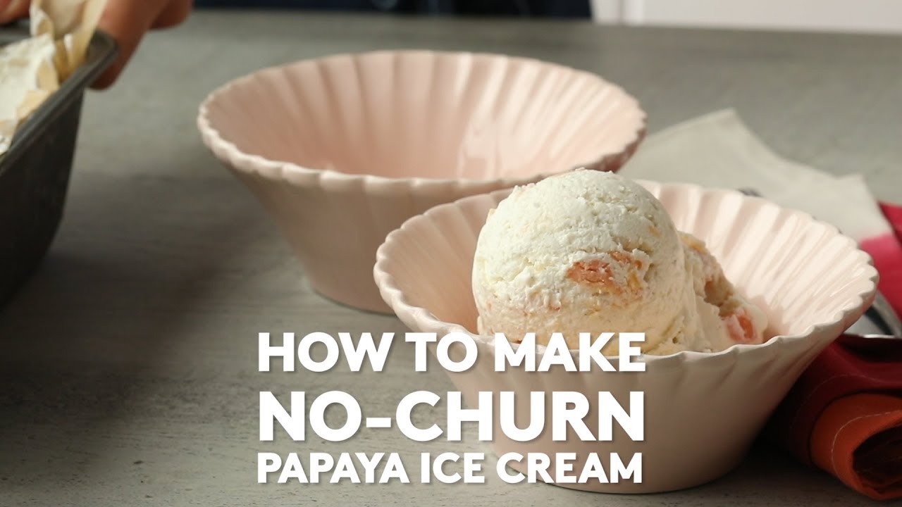 How to Make Papaya Ice Cream | Extra Sharp | Real Simple