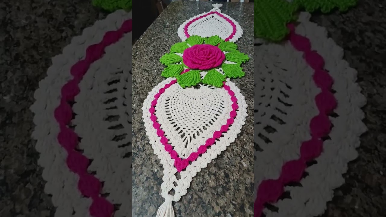Trilho de mesa de crochê: uma obra de arte