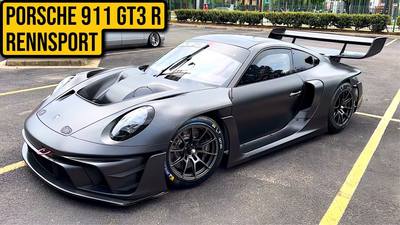 Porsche 911 GT3 R Rennsport Walk Around. Full Exposed Carbon Body