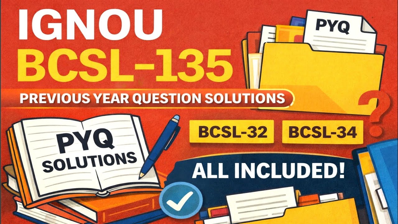 BCSL-135 Lab Exam Preparation | Complete Guide | BCSL135 Solved Question Paper & Important Questions