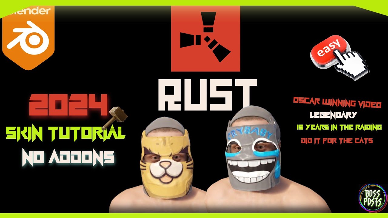 HOW TO MAKE RUST SKINS EASY!  2024 TUTORIAL