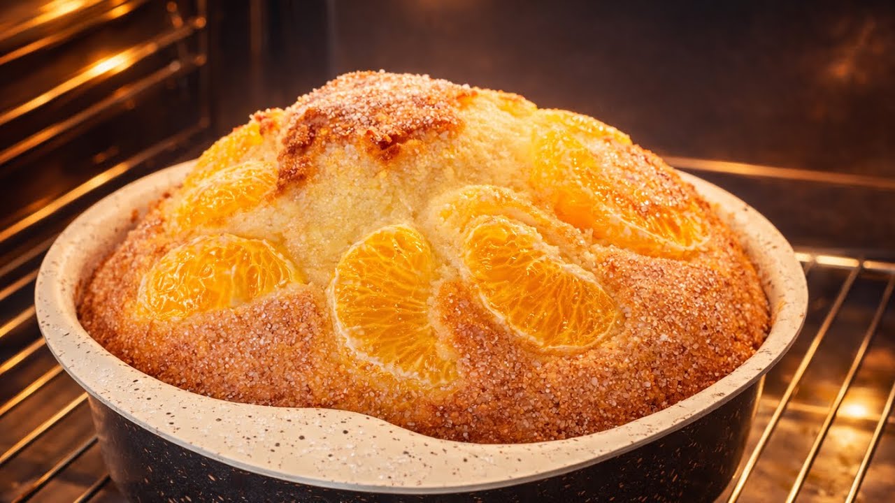 🍊Mandarinenkuchen in 10 Minuten | Saftig, weich & absolut gelingsicher 🍊