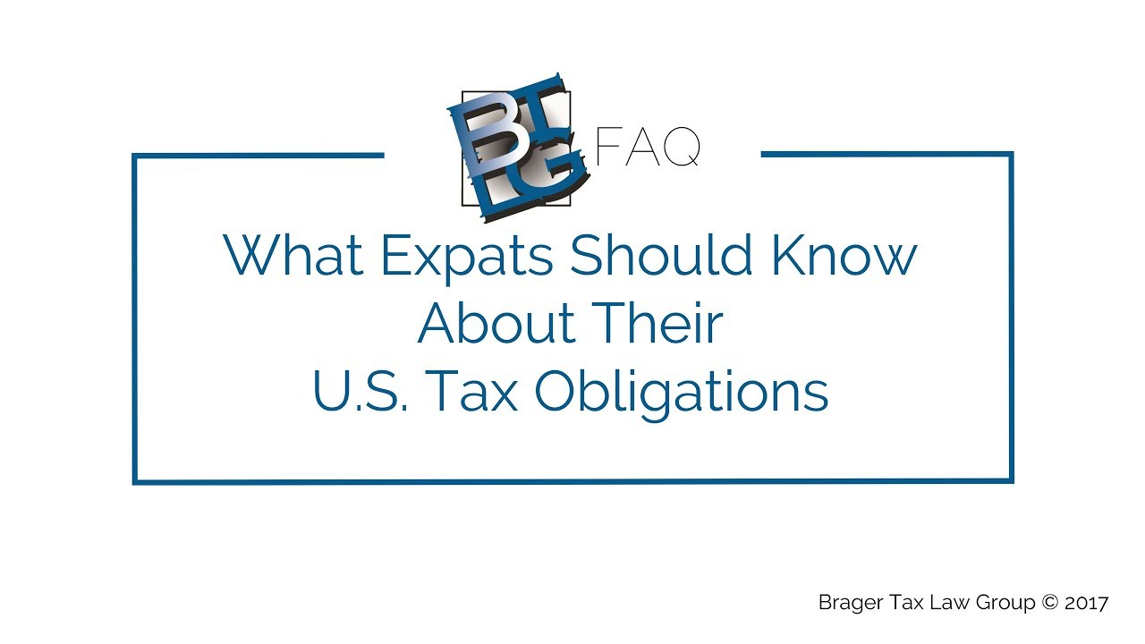 What Expats Should Know About Their US Tax Obligations