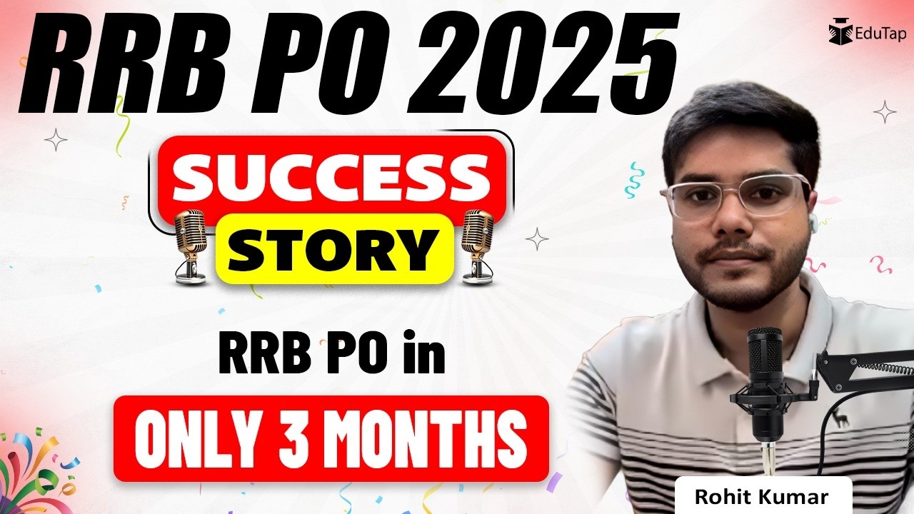 RRB PO Success Story | RRB PO Topper Interview | RRB PO Preparation Strategy by Topper