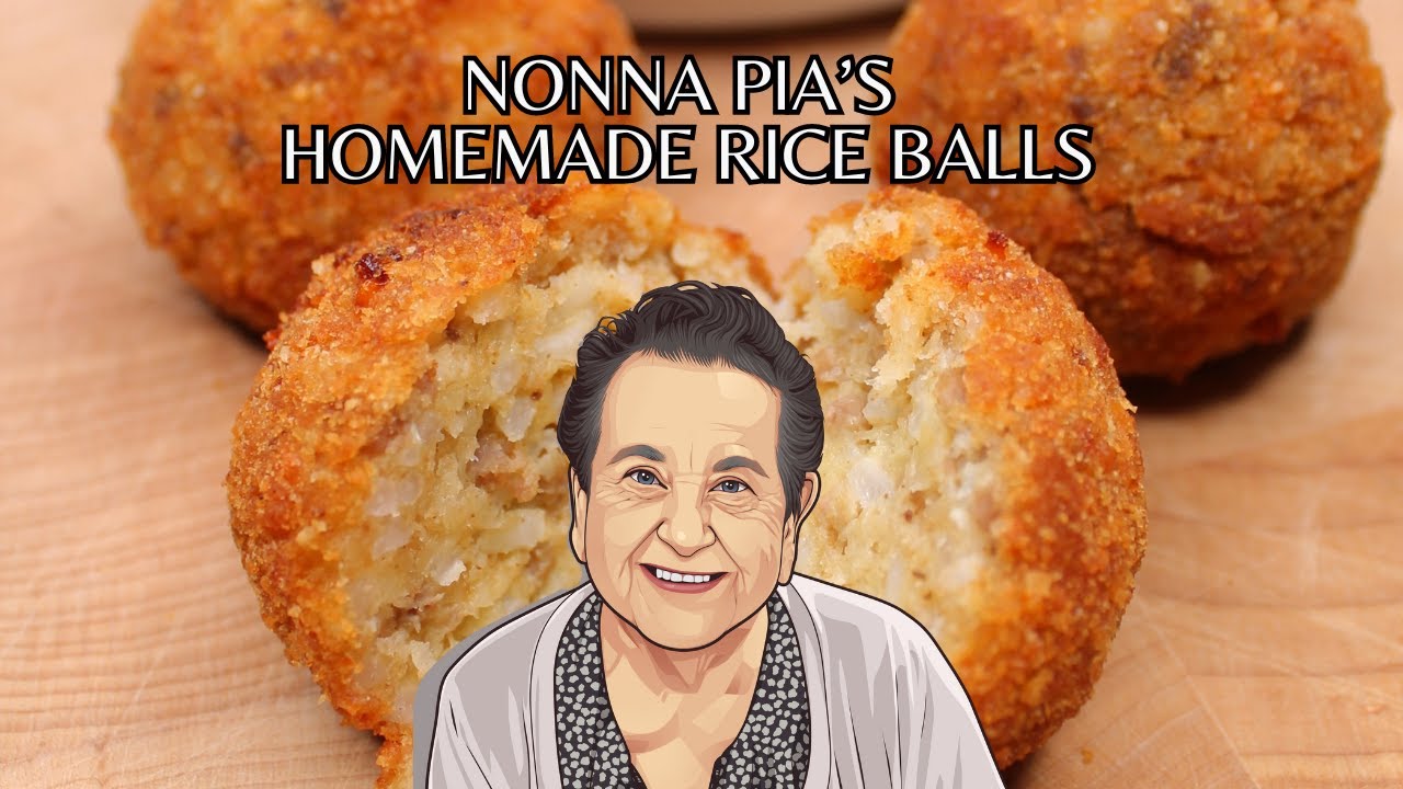 Nonna Pia's Homemade Rice Balls!
