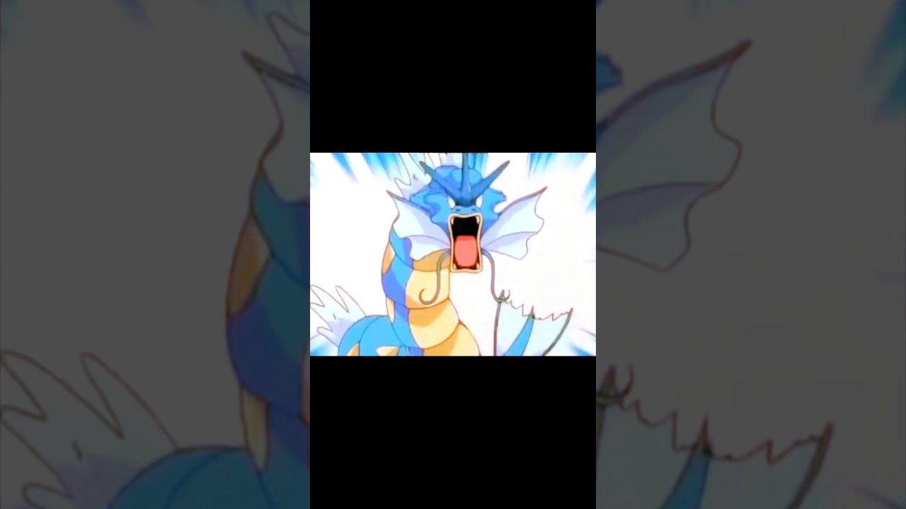 MAGIKARP EVOLVED INTO GARADOS EDIT #momentbeforedisaster #pokemon #magikarp #gyarados #pok&eacute;mon