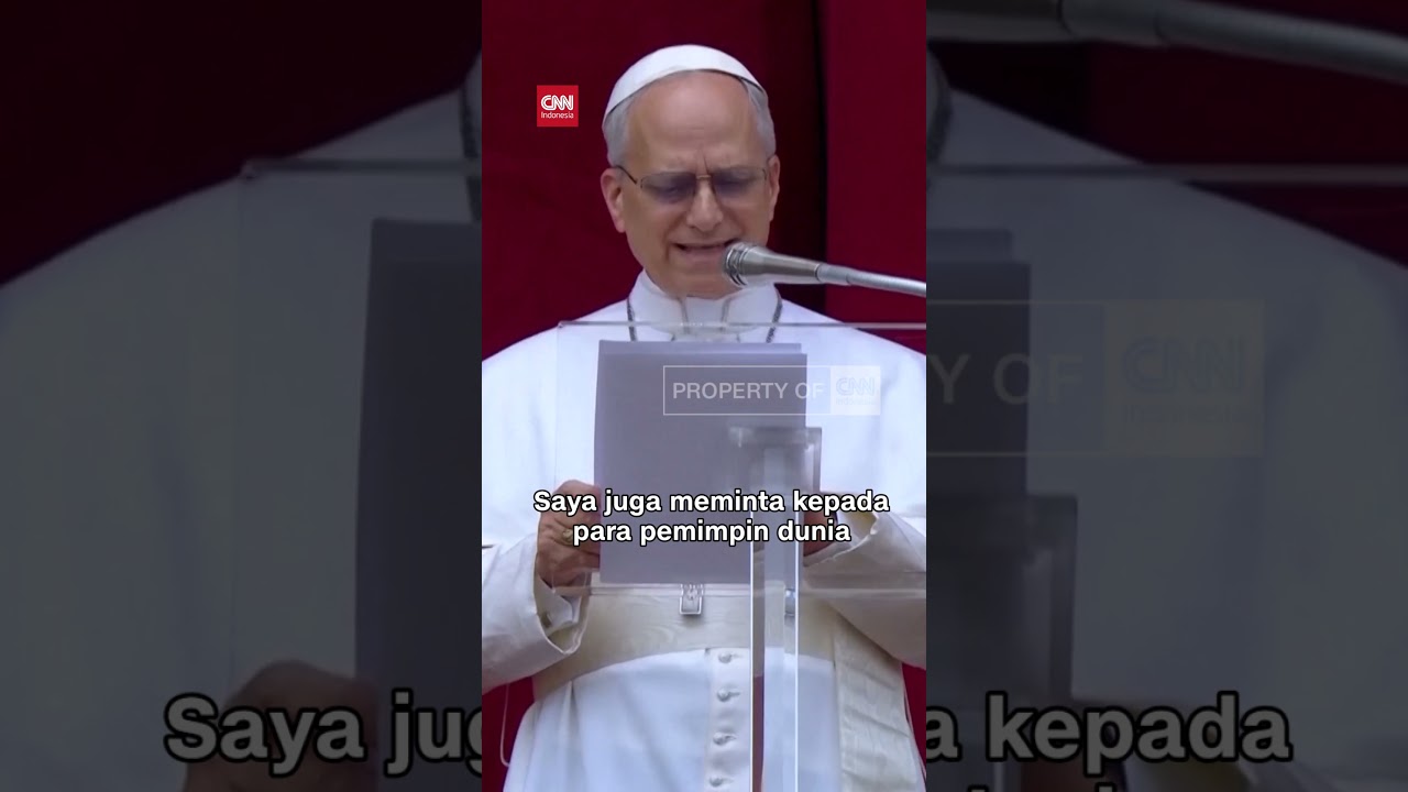 Pesan Misa Paus Leo XIV: Seruan Gencatan Senjata di Gaza