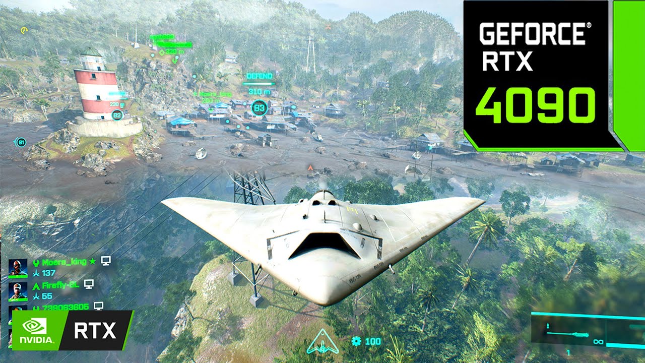 Battlefield 2042 : RTX 4090 24GB ( 4K Ultra Graphics RTX ON / DLSS OFF )