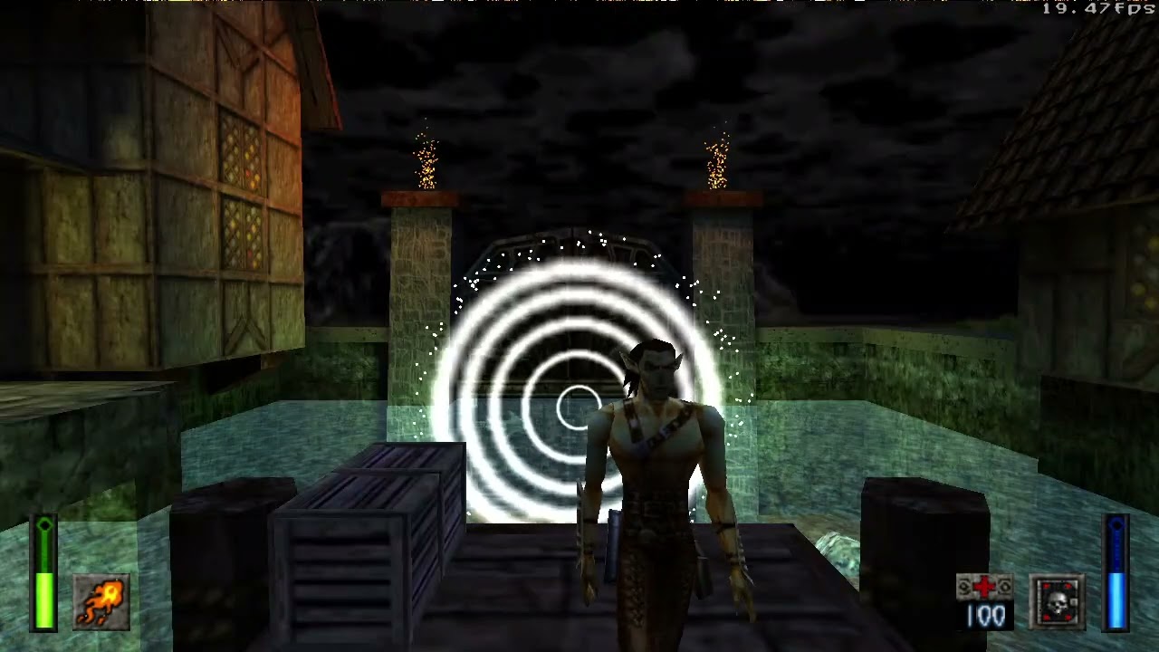 Heretic 2 over yquake2remaster 8.5H12+ Check book sprite, attack and action direction.