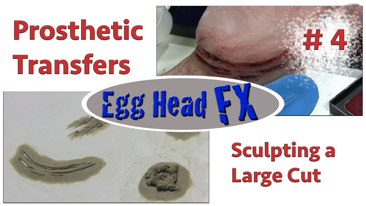 Prosthetic Transfers- Sculpting a Large Wound - Part 4