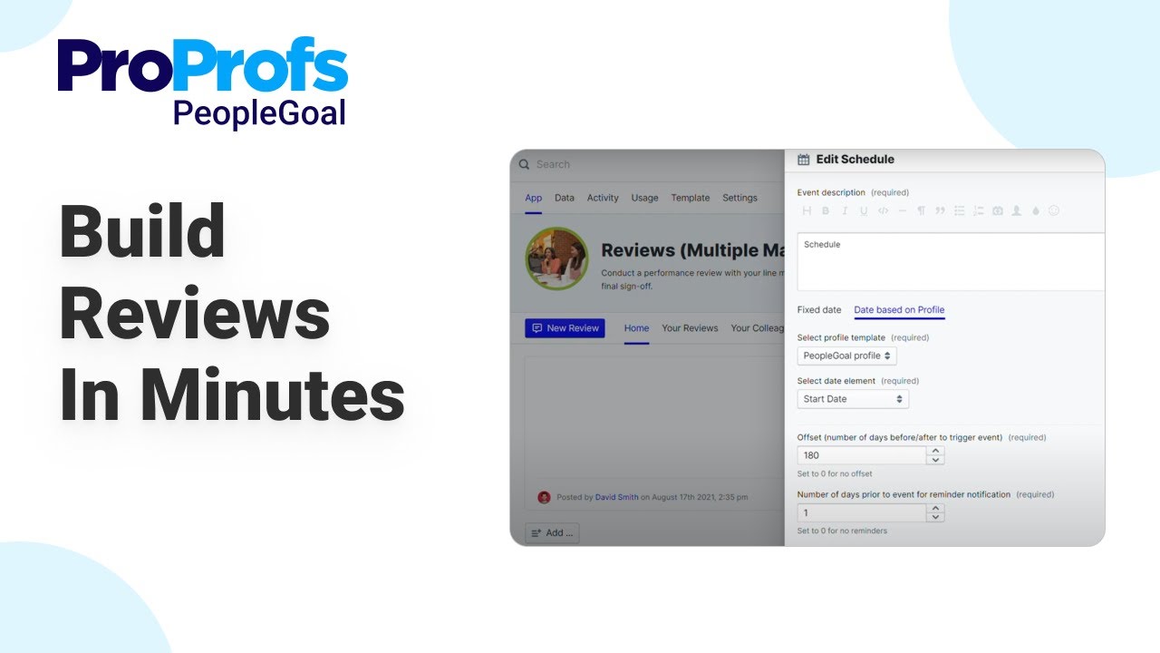 How to Set Up Performance Reviews | PeopleGoal