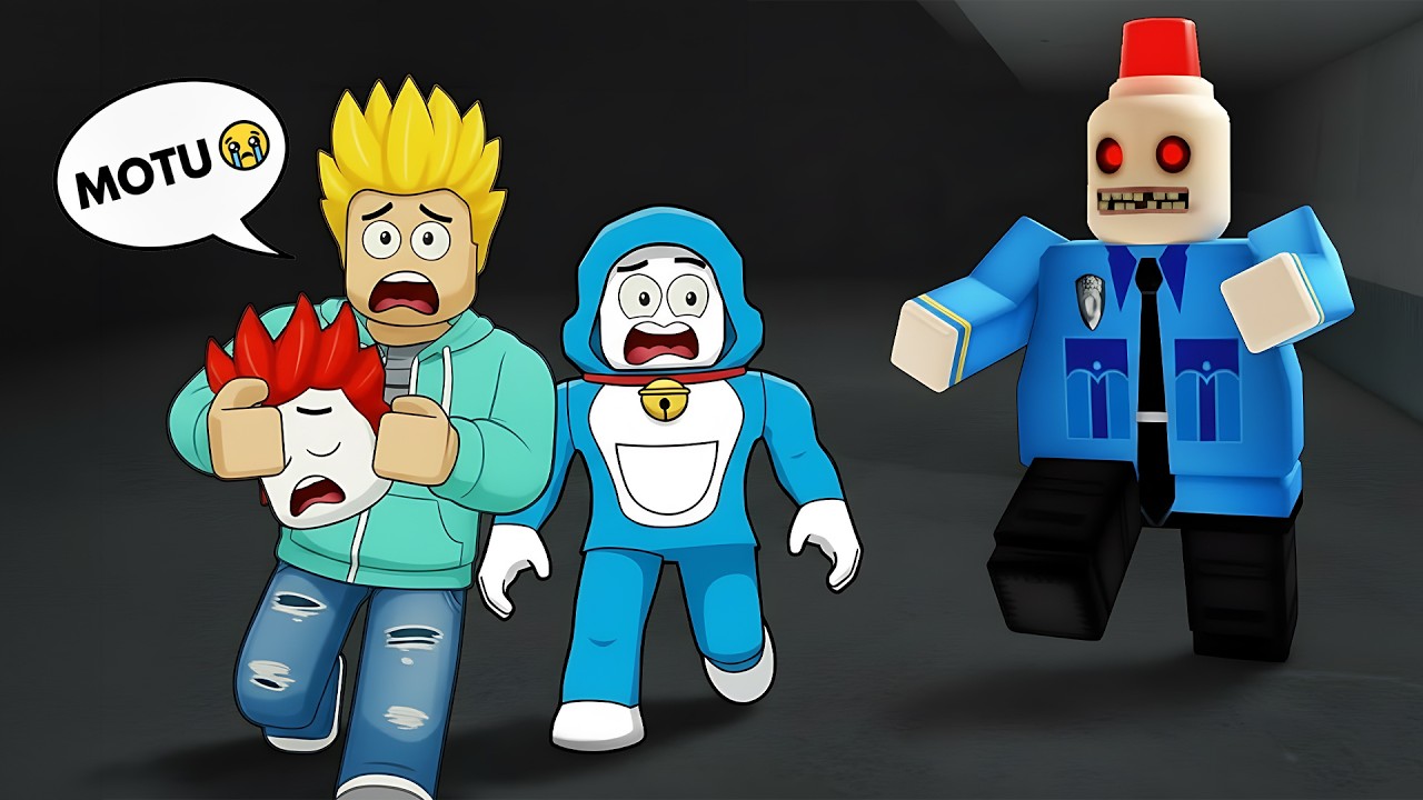 Escaping the SCARIEST Prison in Roblox 🚨🚨