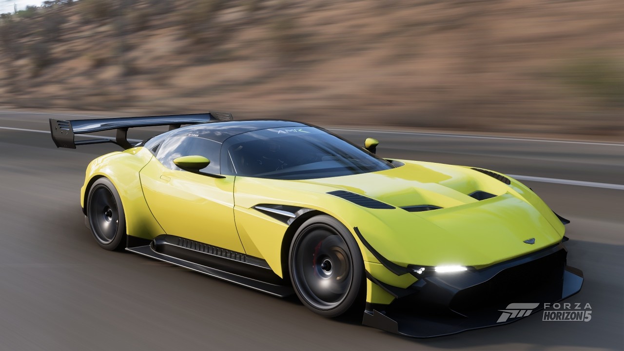 Aston Martin Vulcan AMR Pro - 1000HP | Forza Horizon 5 | Steering Wheel Gamepla