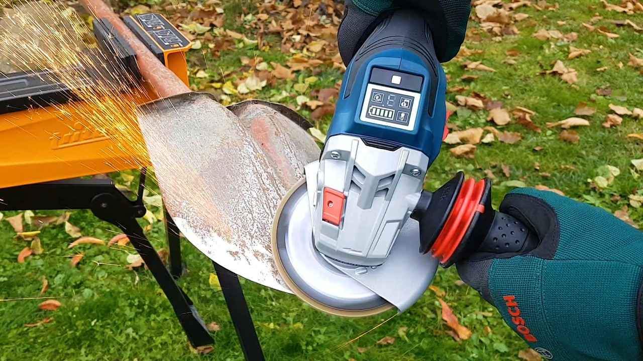 Still excited about this Bosch GWS 18V-15 SC BiTURBO angle grinder