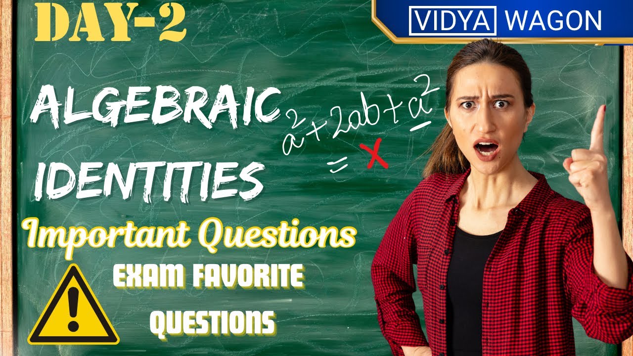 🚀Algebraic Identities in Minutes! | Class 8 Maths | 15 Days Revision Series| Score 8 Marks Easy!