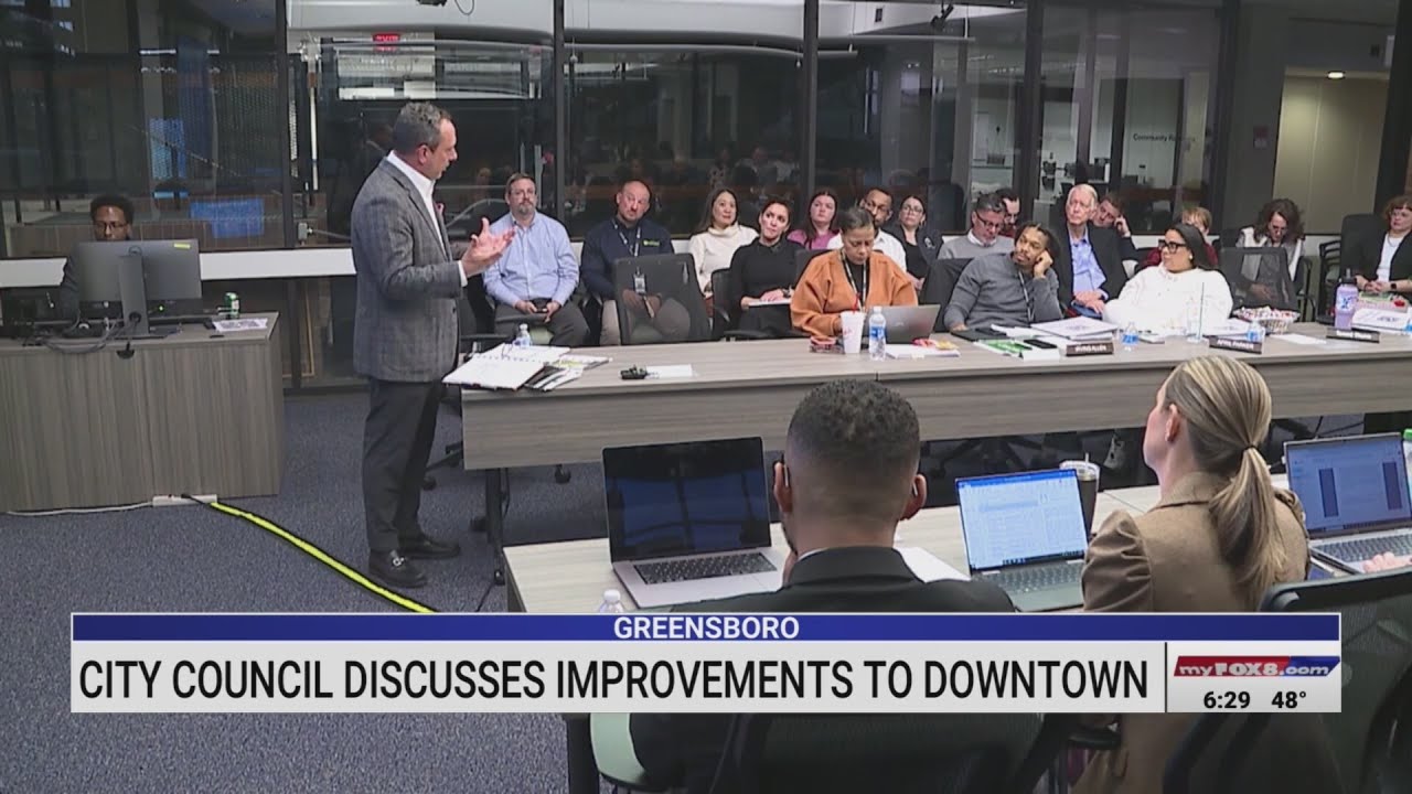 Greensboro City Council discusses improvements to downtown