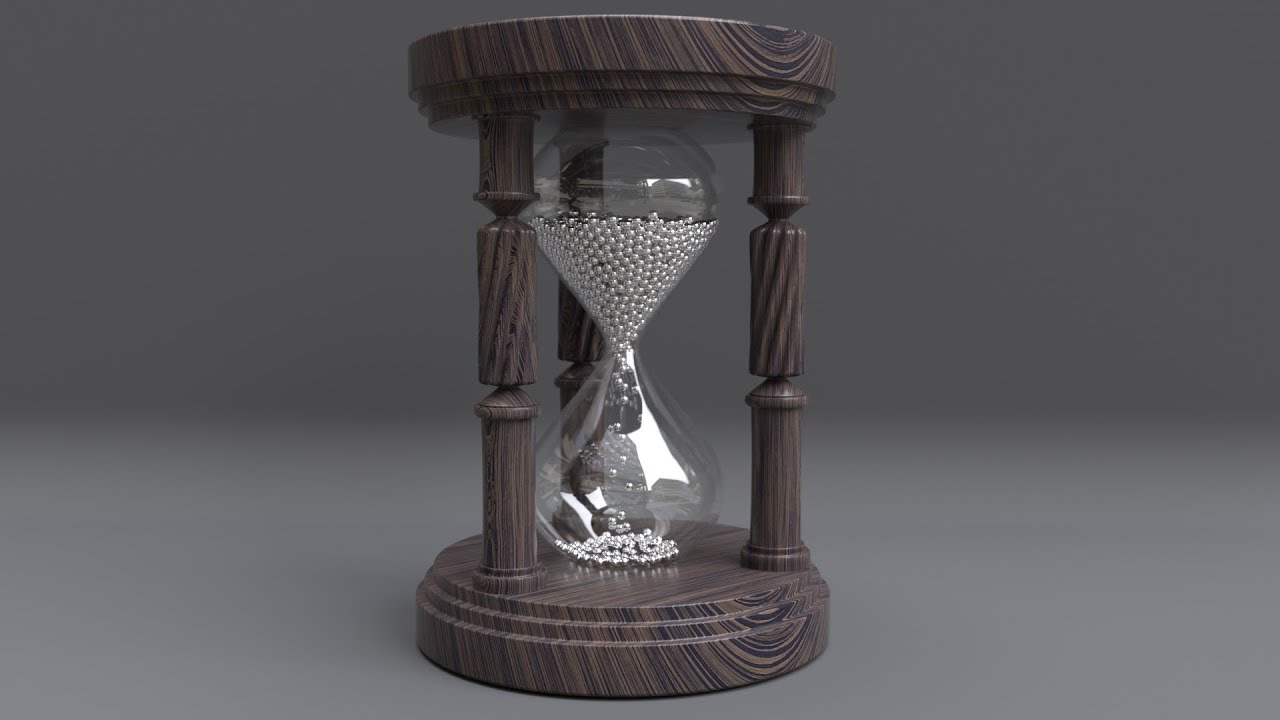 Create a realistic hourglass in C4D and Octane