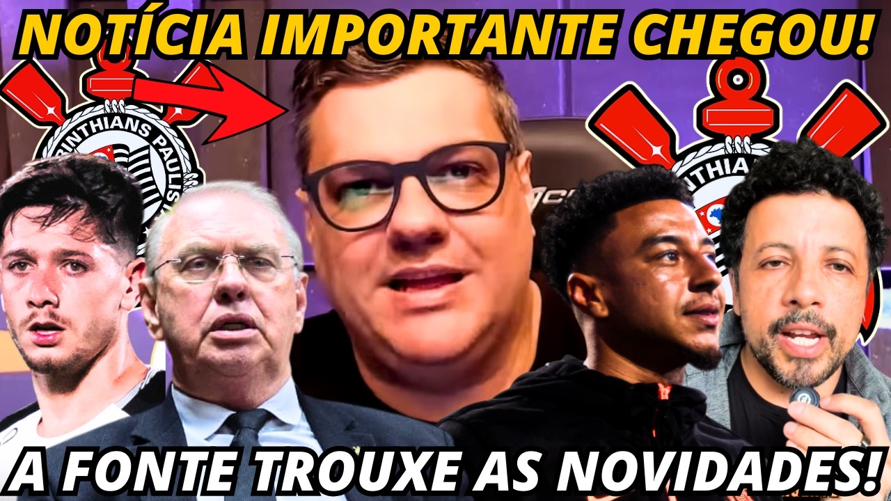 🚨SÁBADO QUENTE DO CORINTHIANS! NOTÍCIA CHEGOU AGORA FIEL! SAMIR TRAZ AS NOTÍCIAS DO CORINGÃO