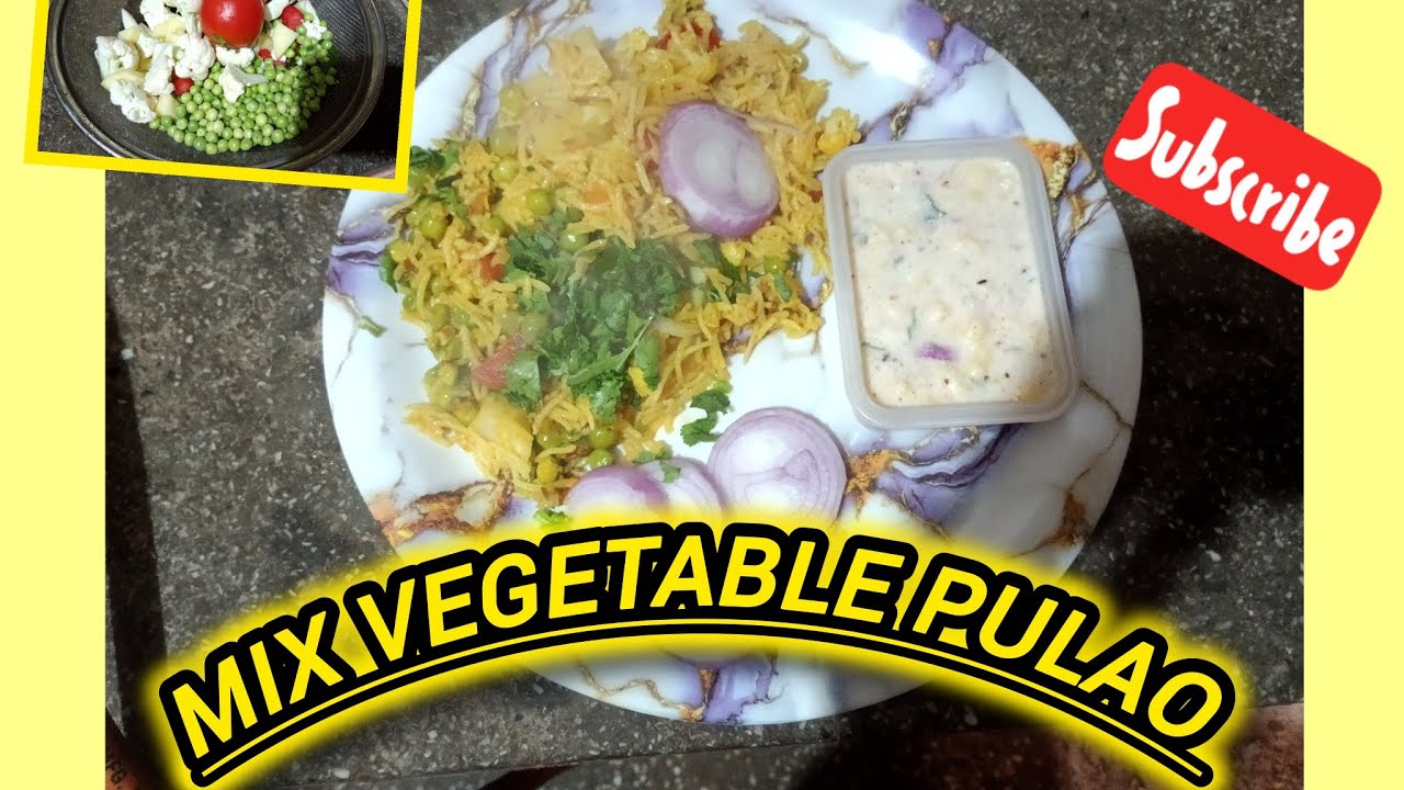 Tasty Mix Vegetable pulao 🍛