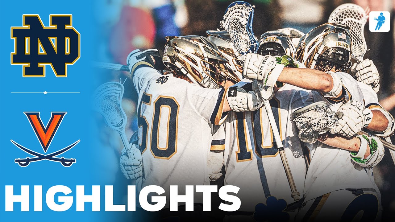 Notre Dame vs Virginia | NCAA College Lacrosse | Highlights - April 12, 2025