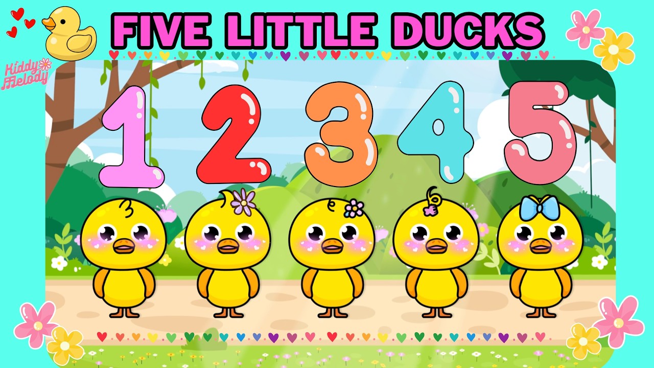 Five Little ducks | เพลงเป็ด 5 ตัว | #เพลงเด็กเจ้าตัวเล็ก - Kiddy Melody
