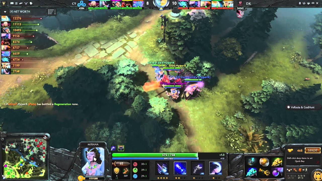 The International 4. DK vs Cloud9, bo3, game 1. 13.07.2014