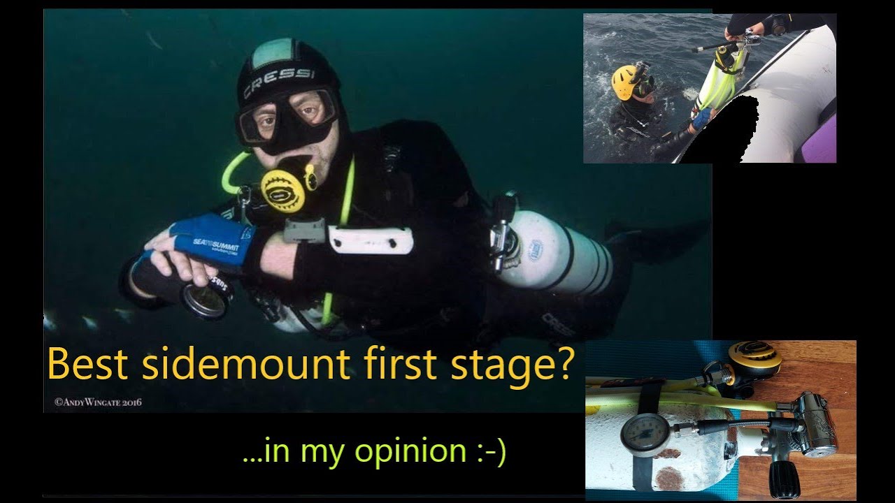 Sidemount diving regulator choice