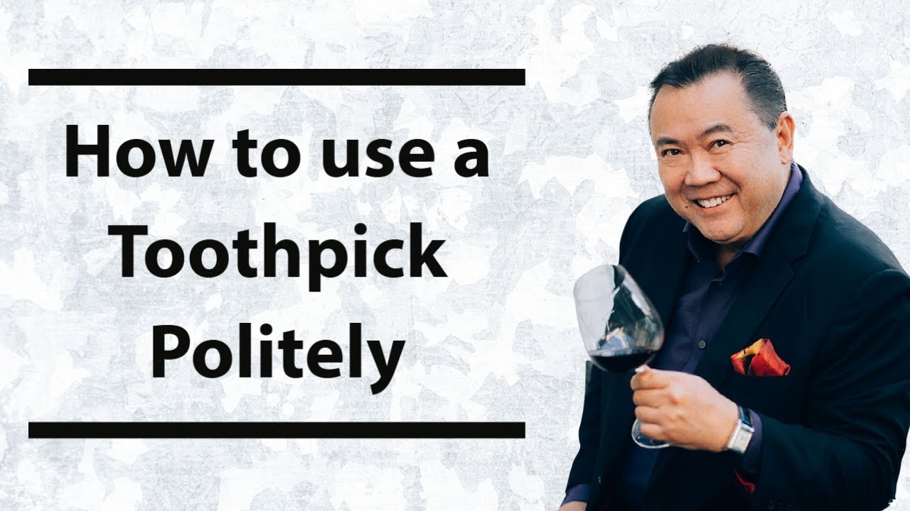 You DON'T Want To Use A Toothpick Like This At Dinner | APWASI | Dr. Clinton Lee