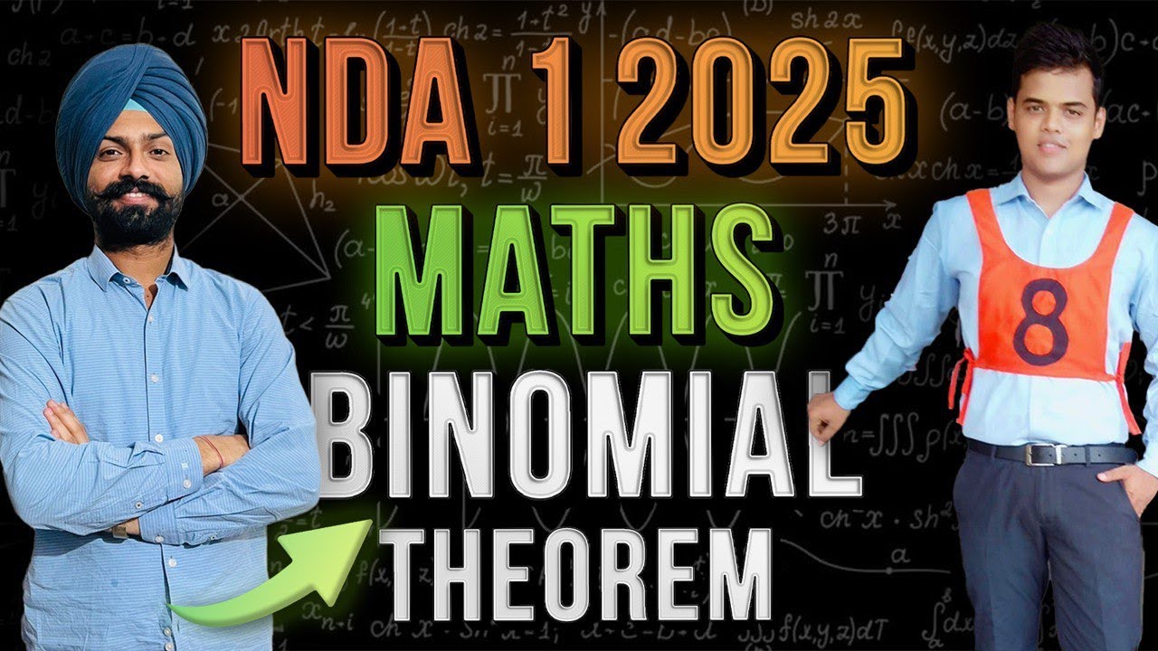 Binomial theorem | NDA Mathematics | complete syllabus ||  NDA 2025 (1) || Sandeep Brar