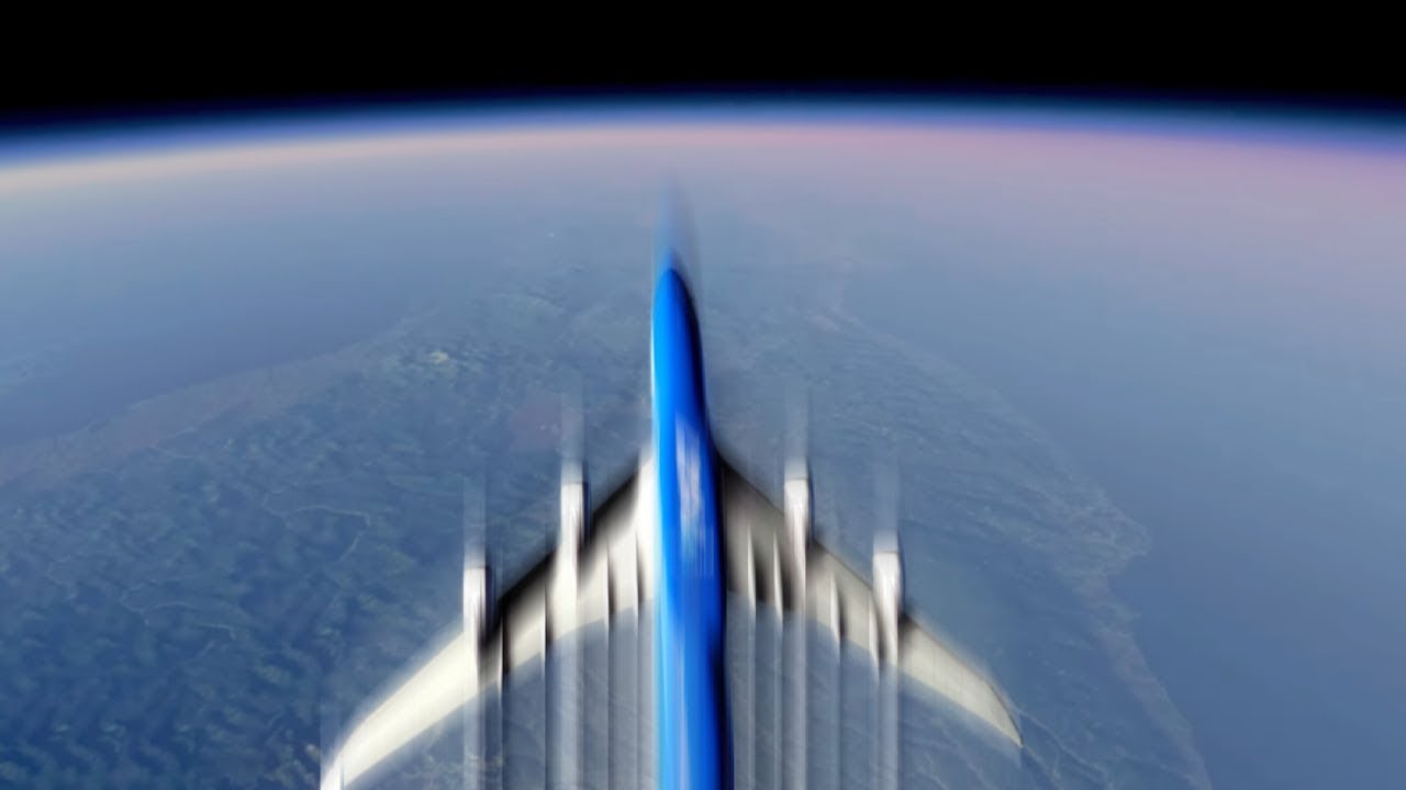 ジャンボジェット機を改造して時速５８，９３０，０００メートルでブッ飛ぶ