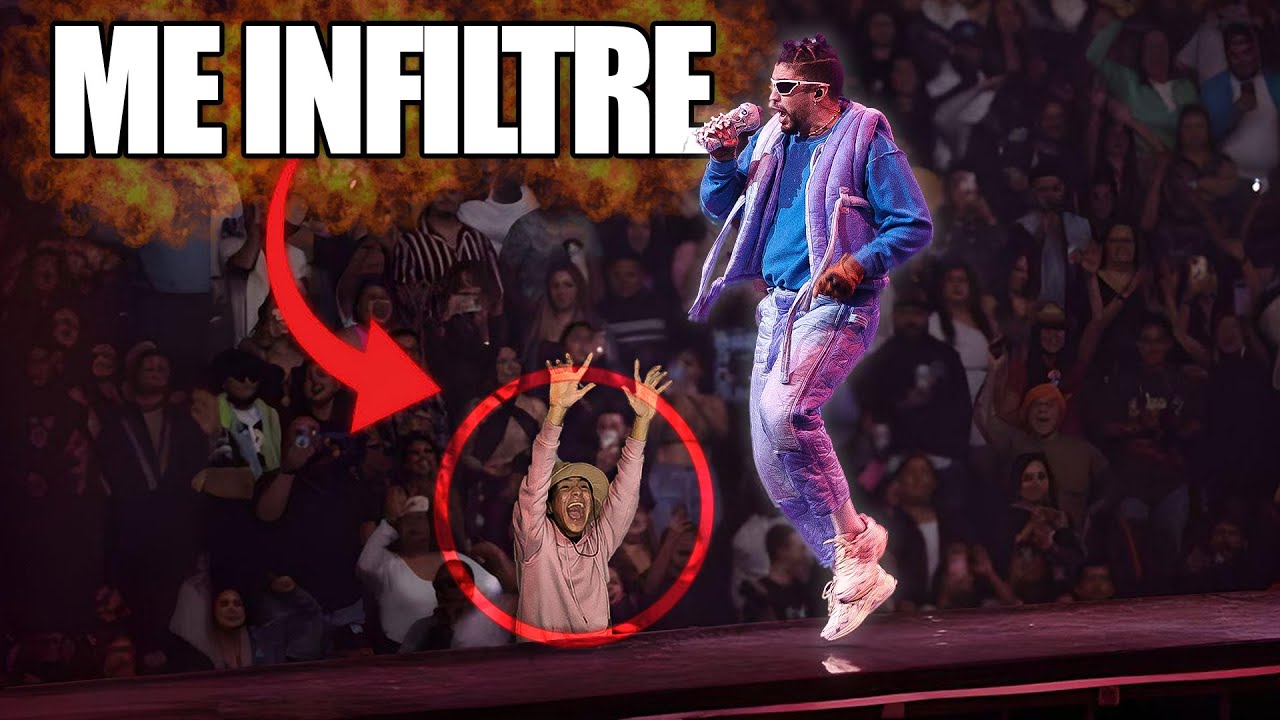 ¡ME INFILTRÉ AL CONCIERTO DE BAD BUNNY!