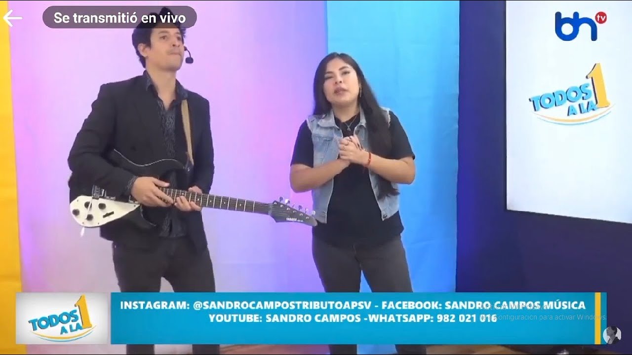 Sandro Campos en Todos a la 1 (BHTV)