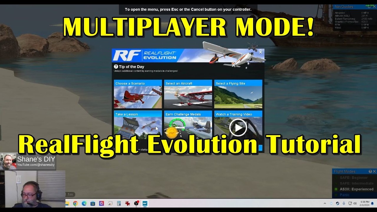 RealFlight Evolution Multiplayer Tutorial - RC Simulator