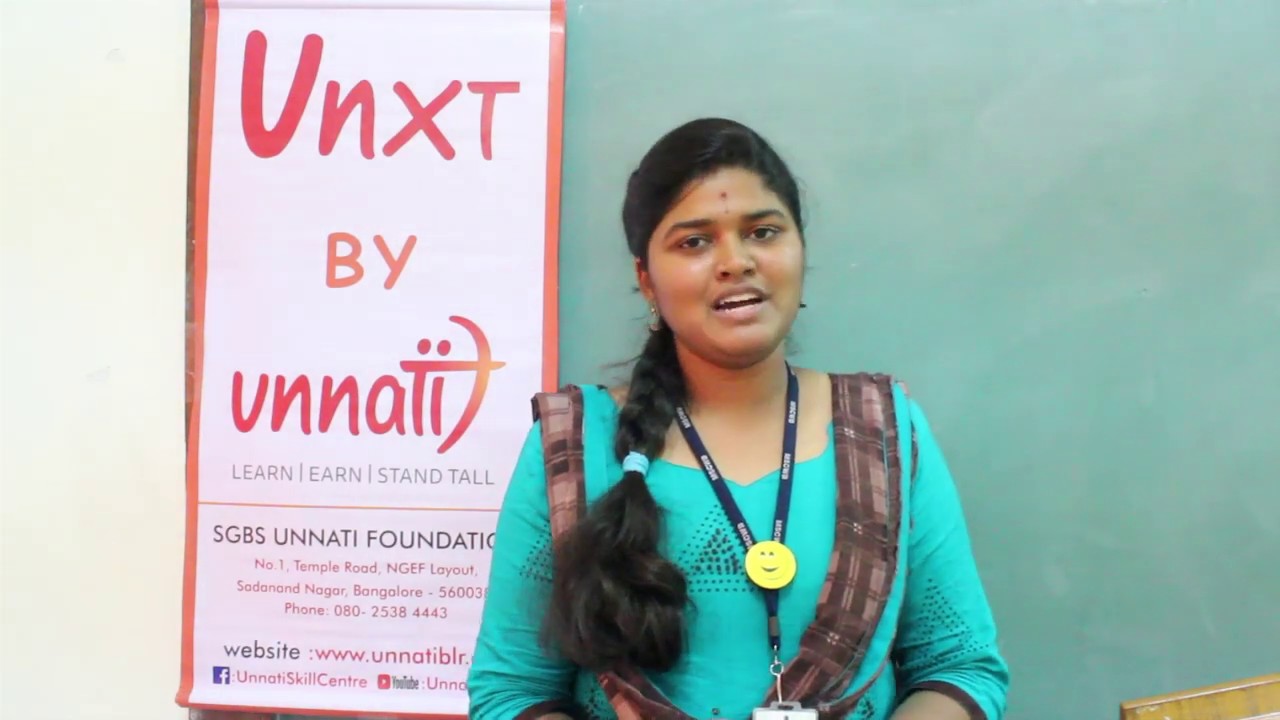 Build Confidence JOIN US at Unnati Centre | Ms Supritha | Maharani's Science College | UNXT