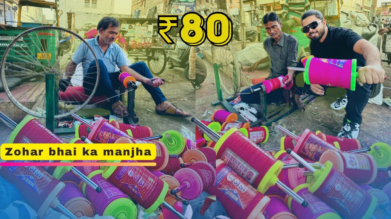Zohar bhai ka hand mad manjha | Kite festival 2025 | @Sezu vlogs