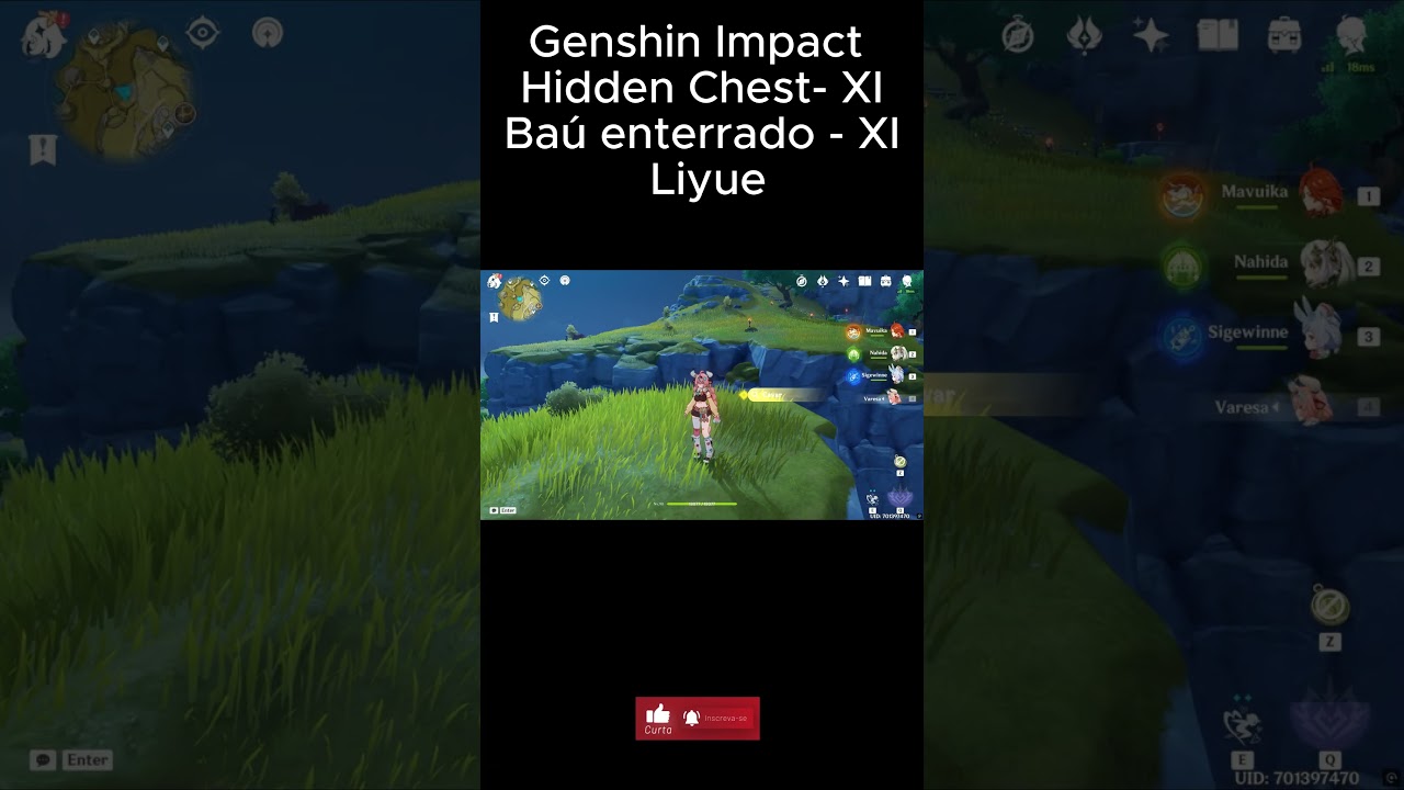 Genshin Impact Hidden Chest- XI / Ba&uacute; enterrado - XI - Liyue