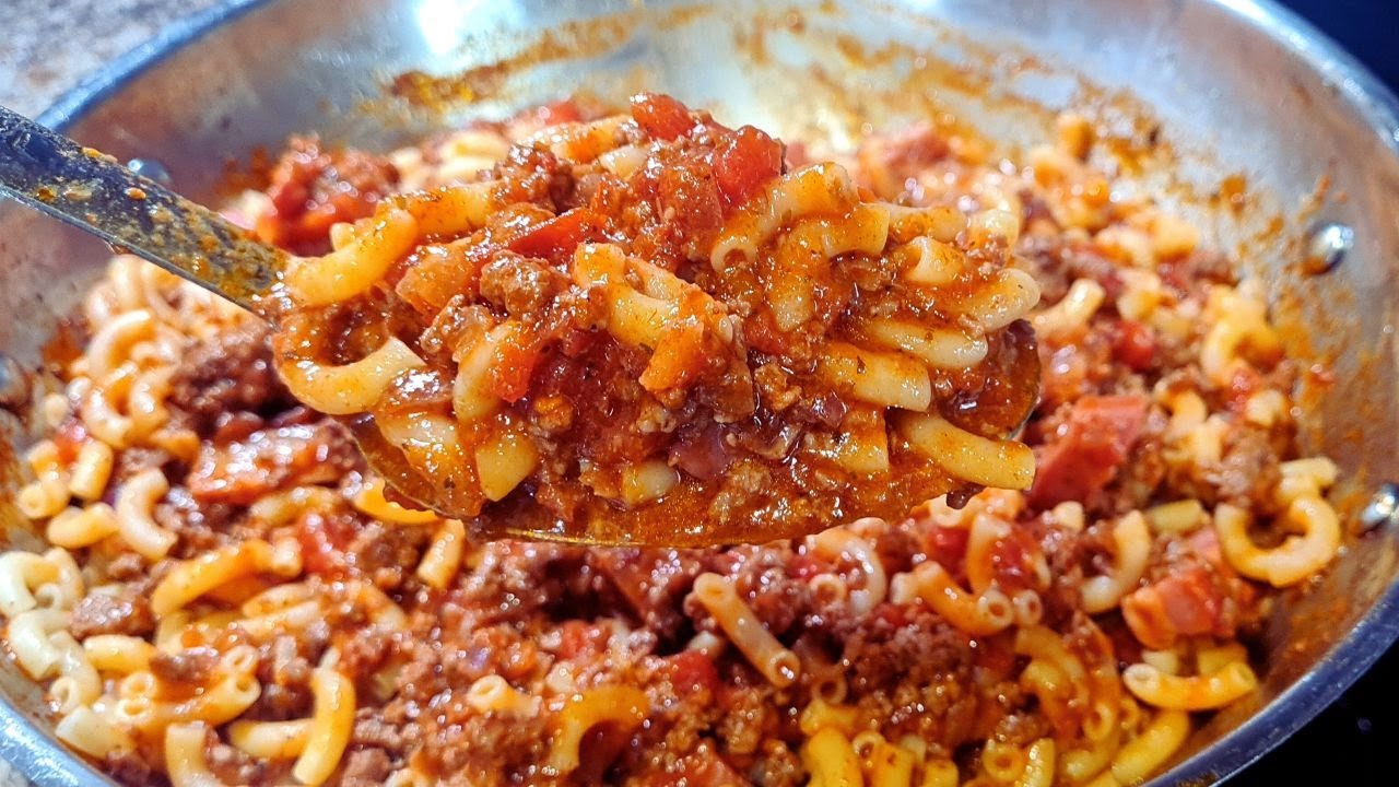 BEEF MACARONI RECIPE