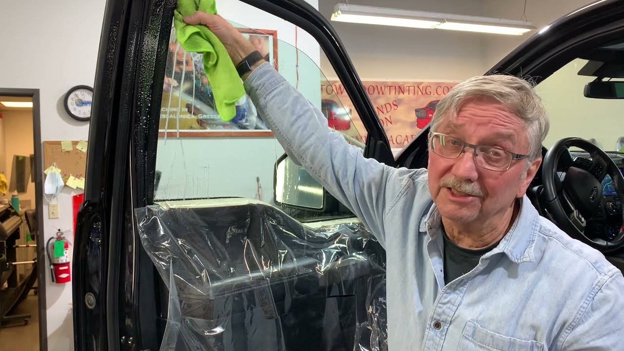 Learn window tinting door 2020 Ford truck
