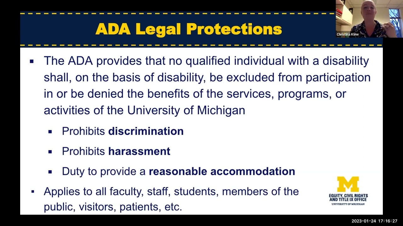 Disabled Graduate Student Rights: the Americans with Disabilities Act and Accommodations